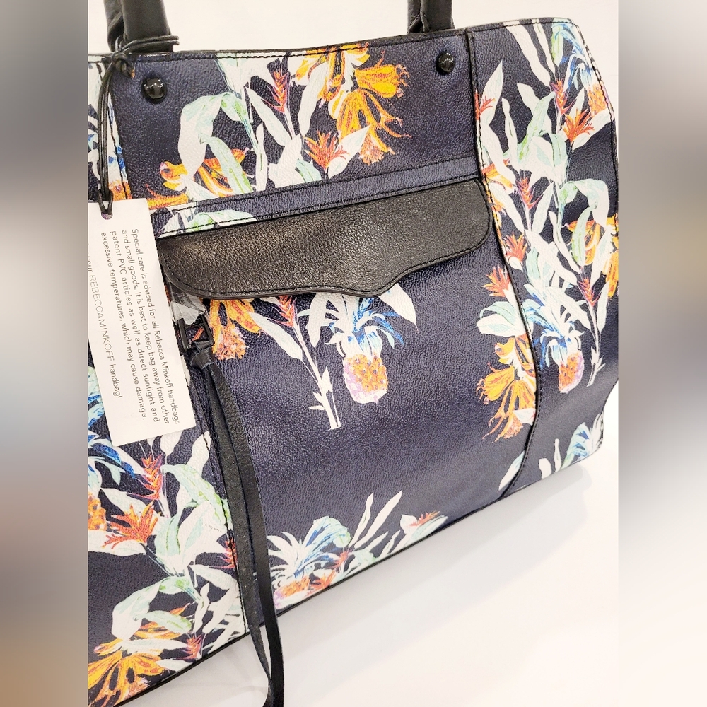 Rebecca Minkoff Hawaiian Print Tote - Picture 3 of 8